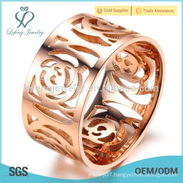 Unique engraved ring,good luck ring,stainless steel ring wholesale